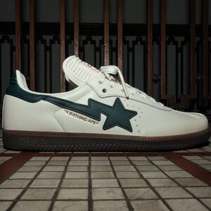 🌲🤍 ADIDAS X BAPE SAMBA GREEN WHITE 🤍🌲